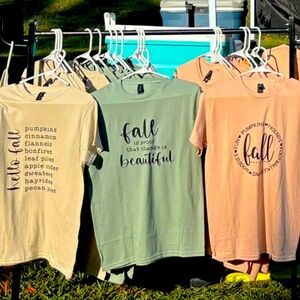 Fall T-shirts Made to Order